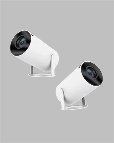 Full HD 4K Uyumlu Projeksiyon Cihazı 130 İnç Geniş Ekran Destekli