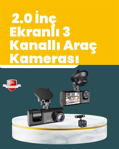 Full HD Çift Yönlü Araç Kamerası Hareket Algılama Döngüsel Kayıt
