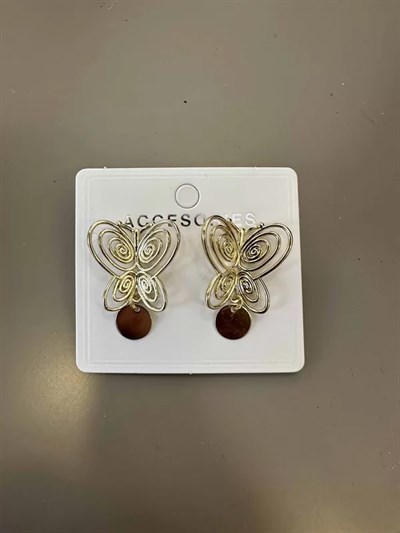 Füsün Küpe - Büyük - Altın