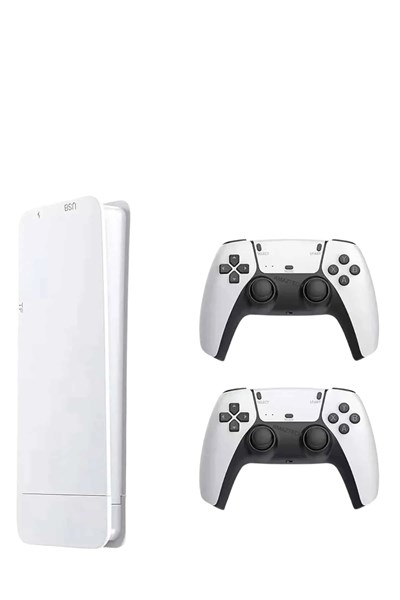 Game Box 3D Çift Oyun Kollu 4K HD Ekran 20000den Fazla Oyun Seçeneği 2.4G Kablosuz