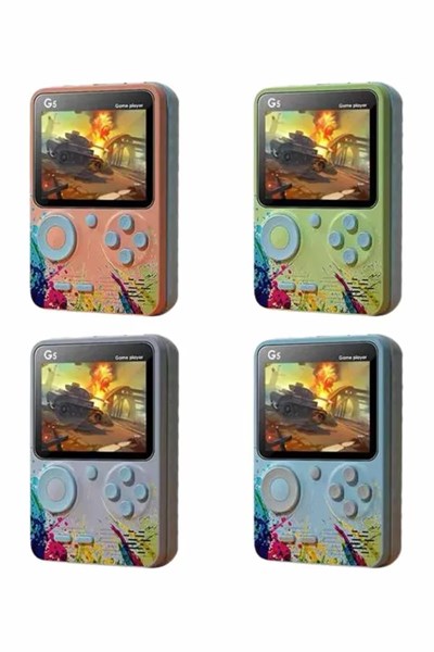 Game Box Mini 500 Adet Retro Oyun Taşınabilir Oyun Konsolu