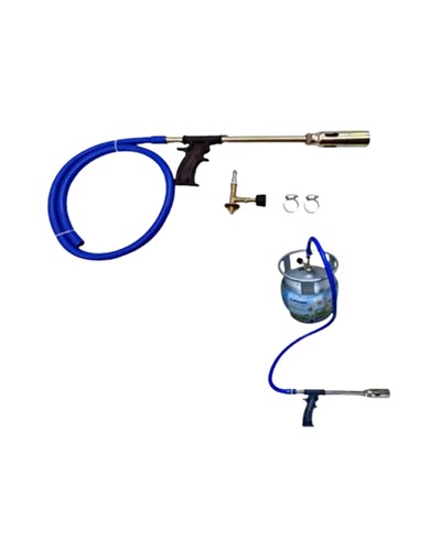 Gazlı Pürmüz Alev Tabancası Hortumlu Profesyonel LPG Yakıcı Mangal Kamp ve Atölye Kullanımı