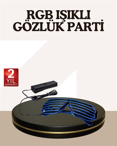 Gece Eğlenceleri İçin LED Işıklı Gözlük