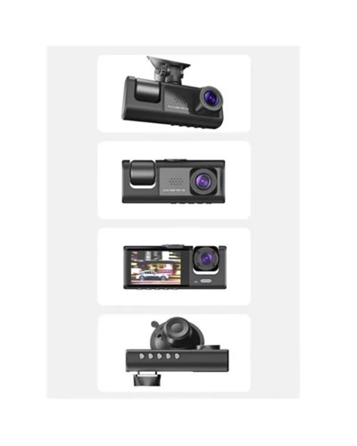 Gece Görüşlü 3lü Araç Kamerası – Geri Görüş Destekli, 170° Geniş Açı