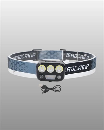 Gece Koşusu İçin LED Kafa Lambası El Sensörlü