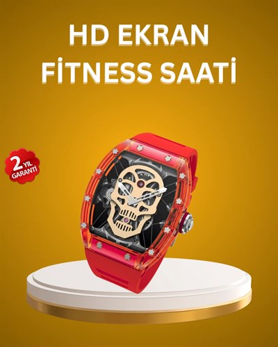 Geniş Ekranlı Akıllı Saat Şık ve Modern Tasarım