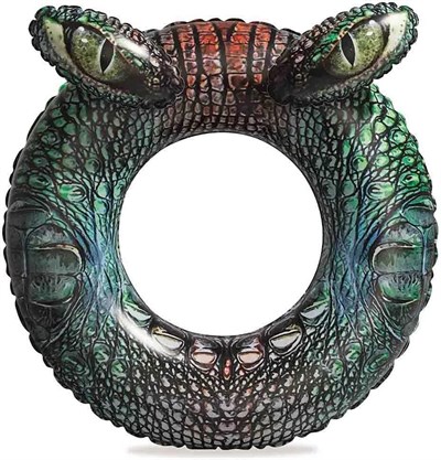 Gerçekçi Timsah & Kaplan Simit Bestway