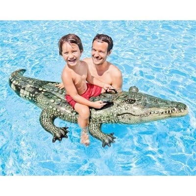 Gerçekçi Timsah Binici 170x86 Cm İntex