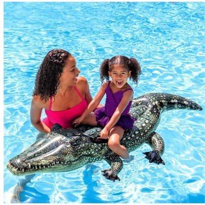 Gerçekçi Timsah Binici 170x86 Cm İntex