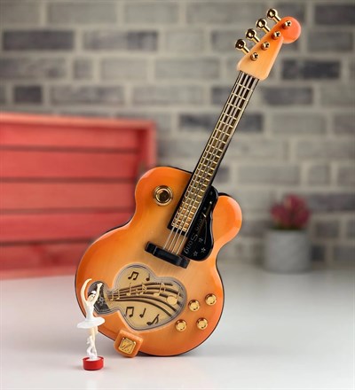 Gitar Görünümlü Nostaljik Müzik Kutusu
