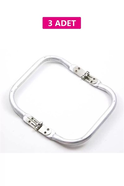 Gizli Metal Çanta Bursu – 3 Adet - 14 cm - Metal Çanta Aparatı Çanta Aksesuarı