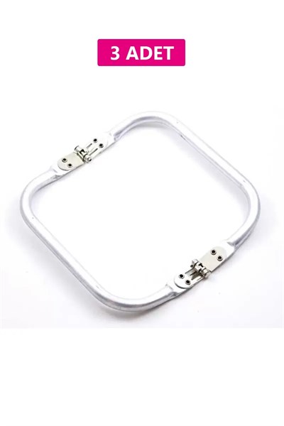 Gizli Metal Çanta Bursu – 3 Adet - 16 cm - Metal Çanta Aparatı Çanta Aksesuarı