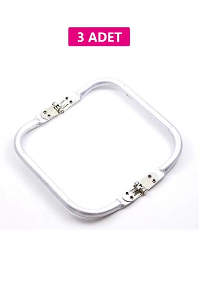 Gizli Metal Çanta Bursu – 3 Adet - 16 cm - Metal Çanta Aparatı Çanta Aksesuarı