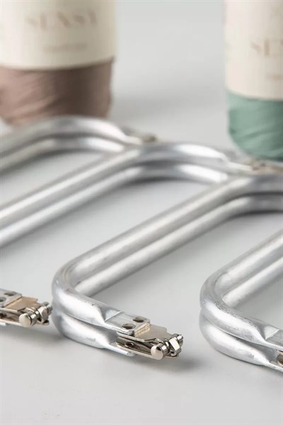 Gizli Metal Çanta Bursu – 3 Adet - 22 cm - Metal Çanta Aparatı Çanta Aksesuarı