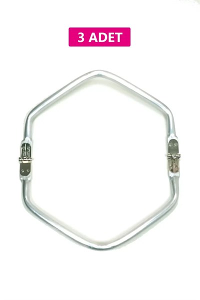 Gizli Metal Çanta Bursu – 3 Adet - 22 cm - Metal Çanta Aparatı Çanta Aksesuarı