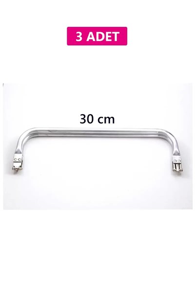 Gizli Metal Çanta Bursu – 3 Adet - 30 cm - Metal Çanta Aparatı Çanta Aksesuarı