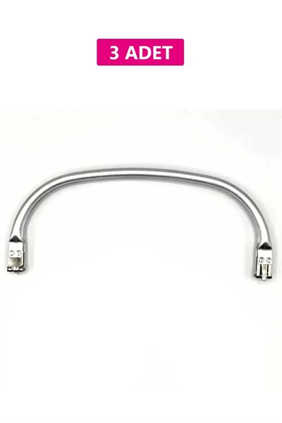 Gizli Metal Mango Çanta Bursu – 3 Adet - 25 cm - Metal Çanta Aparatı Çanta Aksesuarı