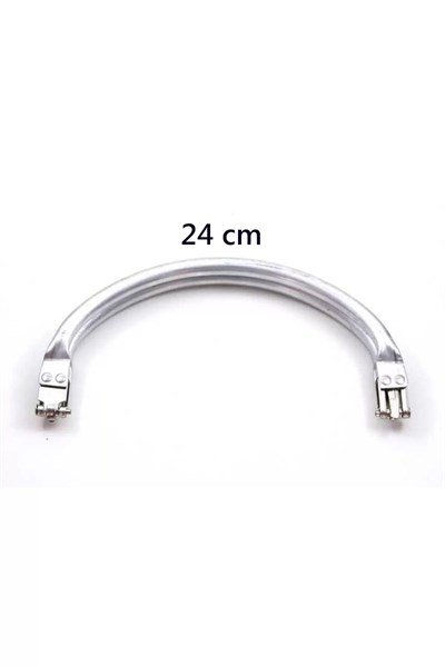 Gizli Metal Oval Çanta Bursu – 24 cm - Metal Çanta Aparatı Çanta Aksesuarı