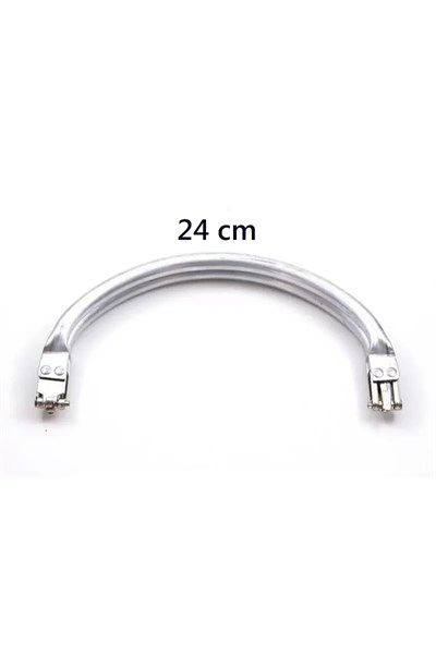 Gizli Metal Oval Çanta Bursu – 24 cm - Metal Çanta Aparatı Çanta Aksesuarı