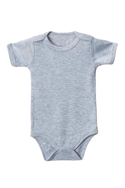 Gri Yarım Kol Body Zıbın 2-7 YAŞ Çocuklar İçin (3 ADET) Alttan Çıtçıtlı Özel Gereksinimli