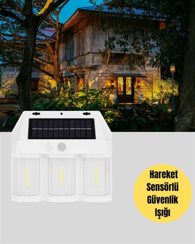 Güneş Enerjili Bahçe ve Duvar Aydınlatma – BK-618-3 LED Lamba