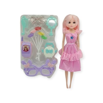 Güzellik Seti 7 Parça Aksesuarlı Bebek Seti