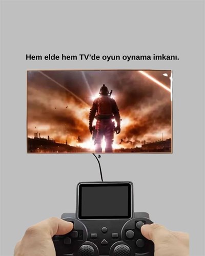 HDMI TV Bağlantılı Orijinal S10 Gamepad 520 Oyunlu 2025 Seri Oyun Konsolu