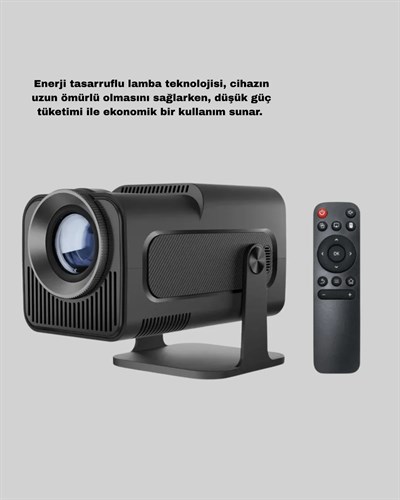 HDMI USB Girişli Akıllı Projeksiyon Cihazı Taşınabilir Düşük Tüketimli