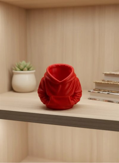 HOODİE KALEMLİK KIRMIZI