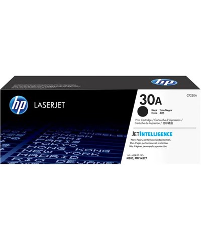 HP 30A Black Original LaserJet Toner Cartridge (CF230A)