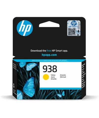 HP 4S6X7PE Sarı Mürekkep Toneri(938)