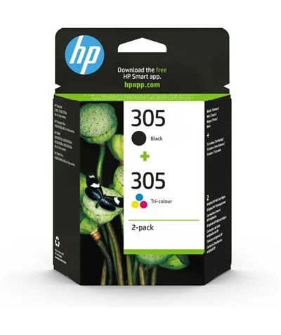 HP 6ZD17AE 2-Pac TriColor/Black M.K(305)
