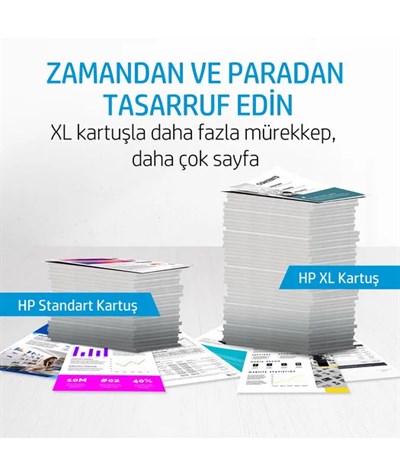 HP F6T81AE  Camgöbeği PageWide Kartuşu (973X)