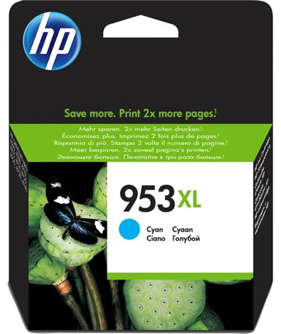 HP F6U16AE Cyan Mürekkep Kartuş (953XL)