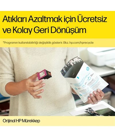 HP F6U66AE Black Mürekkep Kartuş (302)