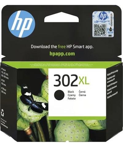 HP F6U68AE Black Mürekkep Kartuş (302XL)