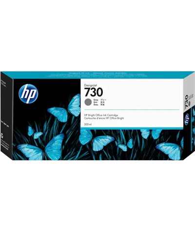 HP P2V72A 300 ml Gri Mürekkep Kartuş(730)