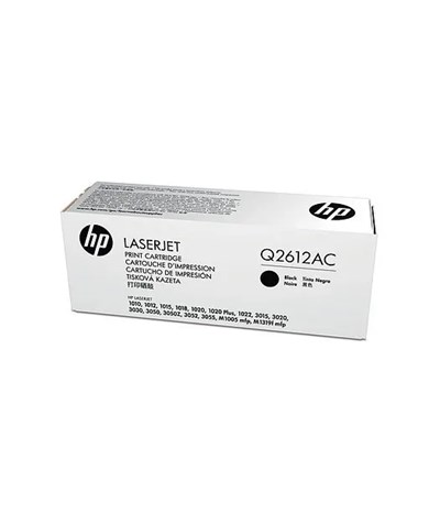 HP Q2612A Black Toner Kartuş (12A)
