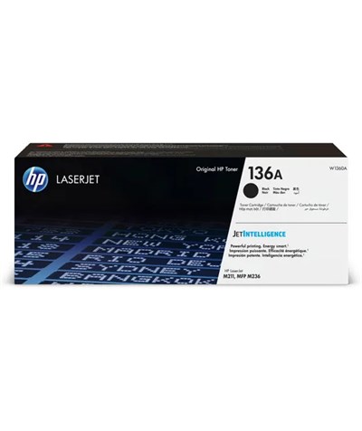 HP W1360A Black LaserJet Toner (136A)
