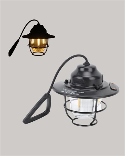 Hafif ve Taşınabilir Retro Tasarım Kamp Lambası