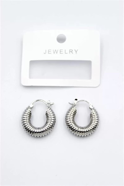 Halka Küpe - Gümüş