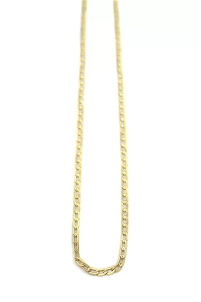 Halka Zincir Kolye - 14K Altın