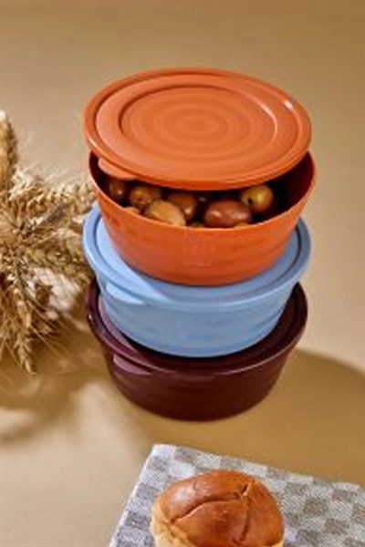 Harmony Kapaklı Yonca Kase 3lü Royaleks-HT-002