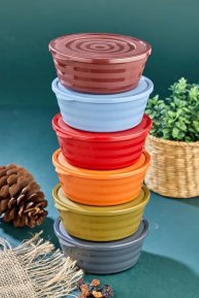 Harmony Kapaklı Yonca Kase 6lı Royaleks-HT-003