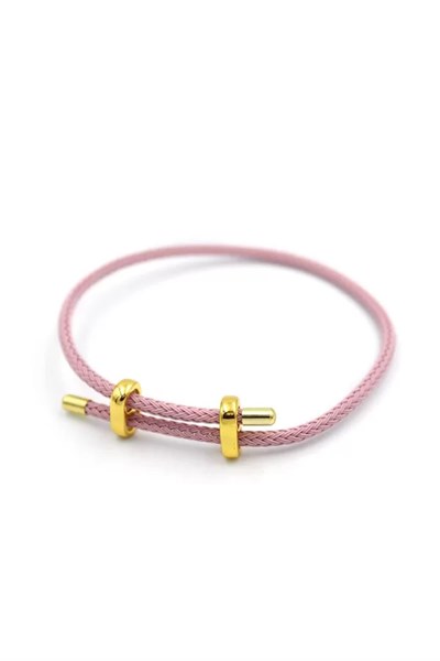 Hasır Bileklik - Pembe