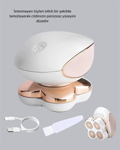 Hassas Ciltler İçin Ağrısız Vücut Tüy Temizleme Cihazı
