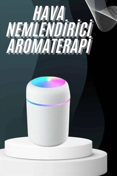 Hava Nemlendirici Buhar Makinesi Led Işıklı USB Dekoratif Nemlendirici