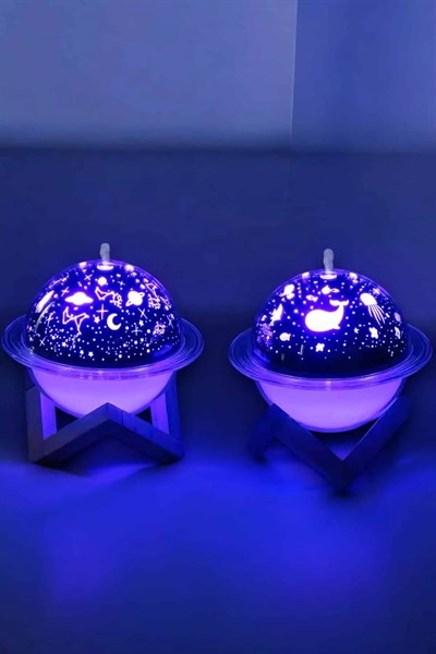 Hava Nemlendirici Projeksiyon Görünümlü USB Bağlantılı Aromaterapi