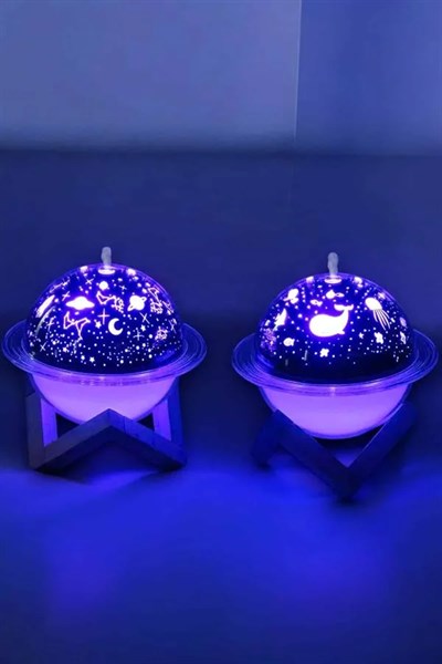 Hava Nemlendirici Projeksiyon Görünümlü USB Bağlantılı Aromaterapi