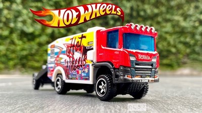 Hot Wheels Kamyonlar - Scania Rally Turck BMF60